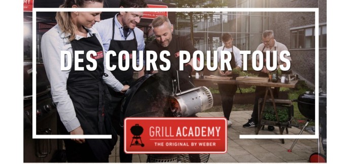 Weber: Cours de BBQ à partir de 59€ pour cuisiner comme un pro grâce à la Grill Academy