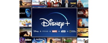 Disney+: 7 jours d'essai gratuits à la nouvelle plateforme vidéo Disney + pour toute inscription au lancement