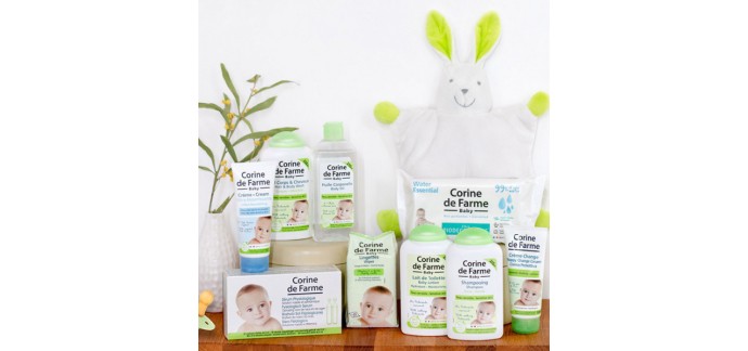 Corine de Farme: Box bébé découverte avec 10 produits proposée à 24,10€