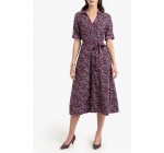 La Redoute: La robe longue évasée couleur prune à 41,30 € au lieu de 59 €