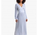 La Redoute: La robe longue bleu ciel à 27 € au lieu de 59,99 €