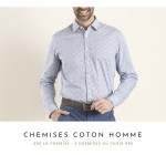 Bexley: 50€ la chemise Homme ou les 3 chemises au choix pour 99€