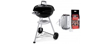 Boulanger: Barbecue à charbon Weber COMPACT KETTLE 47cm + kit d'allumage à 89,98€