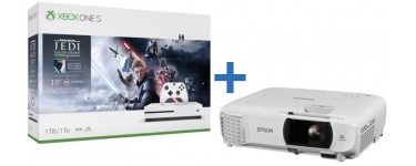 Fnac: Vidéoprojecteur Tri-LCD Home cinéma Epson EH TW-650 + pack Xbox One S à 599,99€