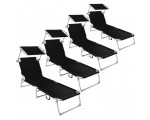 Cdiscount: 4 chaises longues pliables Tec Take à 227,99€
