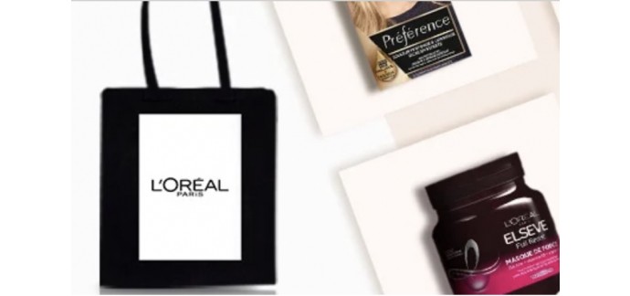 L'Oréal Paris: Un totebag offert dès 45€ d'achat