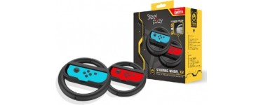 Fnac: Pack de 2 volants Steelplay pour joy-con Nintendo Switch à 4,99€
