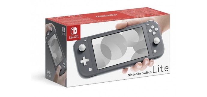 E.Leclerc: Console Nintendo Switch lite grise à 196,29€