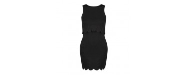 La Redoute: La robe droite courte col rond sans manches à 16.20€ 