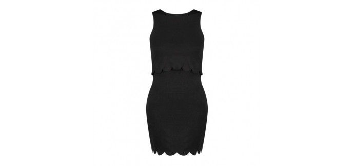 La Redoute: La robe droite courte col rond sans manches à 16.20€ 