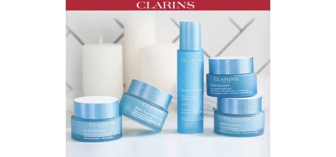 Sephora: 30% de réduction sur la gamme Hydra Essentiel de Clarins