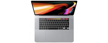 Boulanger: Apple Macbook Pro 16" Touch Bar Retina, Core i9, Radeon Pro 5500M, RAM 16 Go, SSD 1 To à 2749€