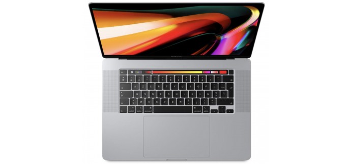 Boulanger: Apple Macbook Pro 16" Touch Bar Retina, Core i9, Radeon Pro 5500M, RAM 16 Go, SSD 1 To à 2749€
