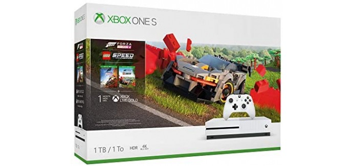 Microsoft: Console Xbox One S 1 To Forza Horizon 4 Champions de vitesse LEGO® à 229,99€