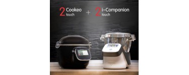 Moulinex: 2 robots de cuisine Cookeo Touch et 2 i-Companion Touch à gagner