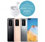 Boulanger: Des écouteurs sans fil FreeBuds 3 offerts pour toute commande d'un smartphone Huawei P40 ou P40 Pro
