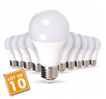 Cdiscount: 50% de réduction sur le lot de 10 ampoules LED