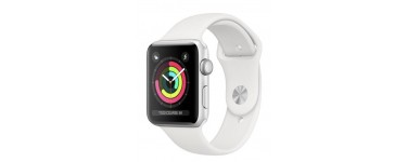 Fnac: Apple Watch Series 3 38mm en noir ou blanc à 189,99€ et 42mm à 219,99€ 
