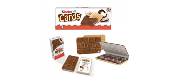 Kinder: 200 jeux de cartes, 100 boites Kinder Cards et 150 produits Kinder Cars à gagner