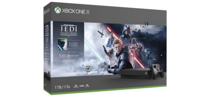 Fnac: Pack Xbox One X 1 To + Star Wars Jedi: Fallen Order à 299€