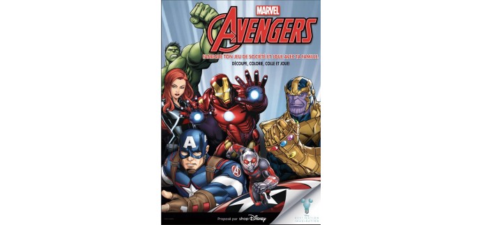 Disney Store: Jeu de société Disney Marvel Avengers gratuit à imprimer