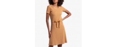 La Redoute: La robe courte en maille lien coulissant taille à 13.50€ 