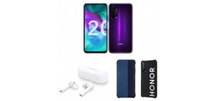 Honor: Sélection de Smartphones en promo - Ex: Honor 20 Pro Full HD+, Kirin 980, RAM 8 Go, 256 Go à 399€