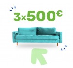 Rakuten: 3 x 500€ à gagner depuis votre canapé