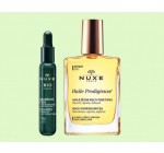 Nuxe: Un sérum NUXE BIO 5 ml et une Huile Prodigieuse® 30 ml offerts dès 45€ d'achat