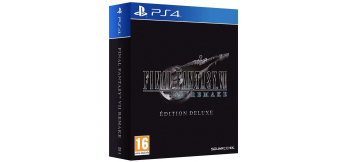 Amazon: Jeu Final Fantasy VII: Remake - Edition Deluxe sur PS4 à 72,13€