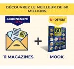 60 Millions de Consommateurs: Abonnement 60 millions 1 an + prime le mook avec les meilleurs articles