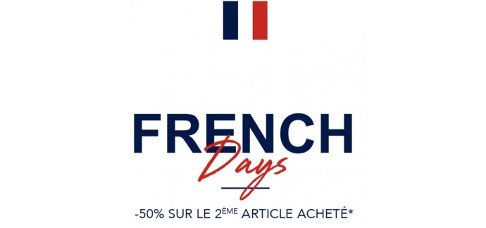 IZAC: 50% de réduction sur le 2e article acheté pour les French Days