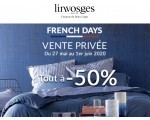 Linvosges: Tout à -50% pendant les Ventes Privées spéciales French Days