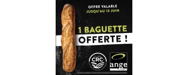 Boulangerie Ange: 1 baguette offerte en se présentant simplement en magasin