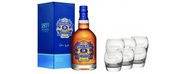 Amazon: Whisky Chivas 18 Ans 70 Cl + 6 Verres à 56,90€