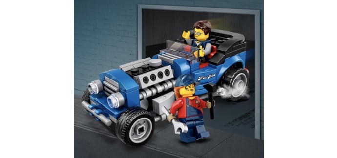 LEGO: 1 ensemble Hot Rod LEGO® (40409) en cadeau dès 85€ d'achat