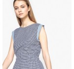 La Redoute: La robe à carreaux col rond sans manches pur coton à 7.50€