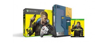 Microsoft: Pack Xbox One X (1 To) + Cyberpunk 2077 Édition Limitée à 299,99€