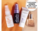 Sephora: 4 mini produits offerts dès 60€ d'achat