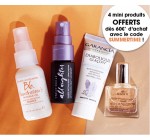 Sephora: 4 mini produits offerts dès 60€ d'achat