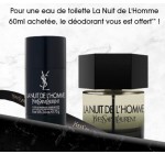 Yves Saint Laurent Beauté: 1 Eau de Toilette La Nuit de L’Homme achetée = La Nuit de L’Homme Stick Déodorant 75g  offert