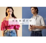 Place des Tendances: Jusqu'à -30% sur une sélection de la collection Printemps été 2020 de la marque Sandro