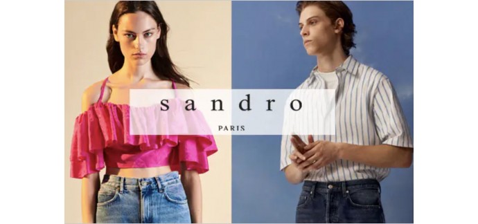 Place des Tendances: Jusqu'à -30% sur une sélection de la collection Printemps été 2020 de la marque Sandro