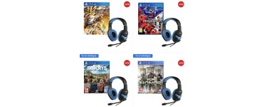 Auchan: Far Cry 5, Dragon Ball FighterZ, PES 2020 ou For Honor sur PS4 + Casque Konix à 29,99€