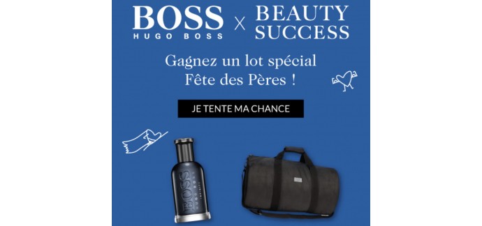 Beauty Success: 15 lots Boss comprenant 1 parfum Boss Bottled Infinite 50ml et 1 sac de Sport Boss à gagner