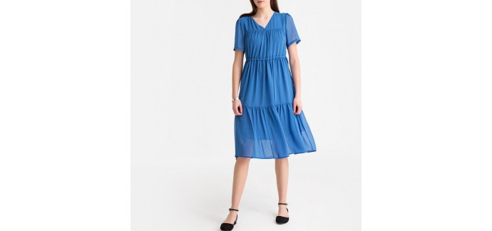 La Redoute: La robe longue manches courtes à 31.60€