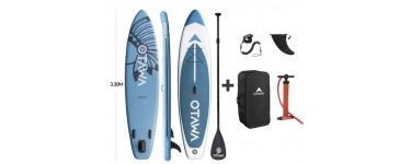 Cdiscount: Stand up paddle gonflable Otawa avec pagaie, sac, pompe et leash inclus pour 249€