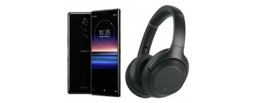 Darty: Smartphone Sony XPERIA 1 + casque audio sans fil Sony WH-1000XM3 à 