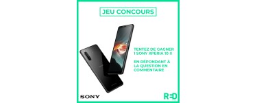 RED by SFR: 1 Smartphone Sony Xperia 10 II à gagner