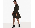 La Redoute: La robe à pois, plissée au dos avec effet ceinture à 12.36€